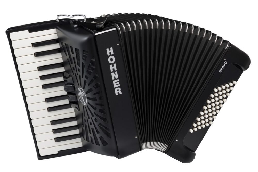 HOHNER BRAVO II 48 NERO A16522 SILENTKEY