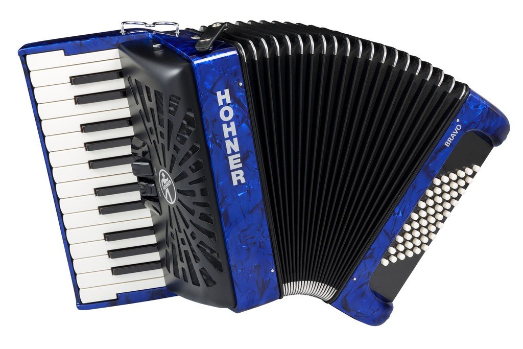 HOHNER BRAVO II 48 BLU A16542 SILENTKEY