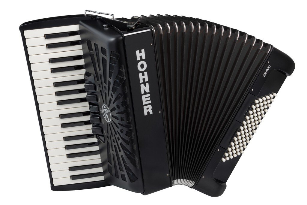 HOHNER BRAVO III 72 NERO A16622 SILENTKEY