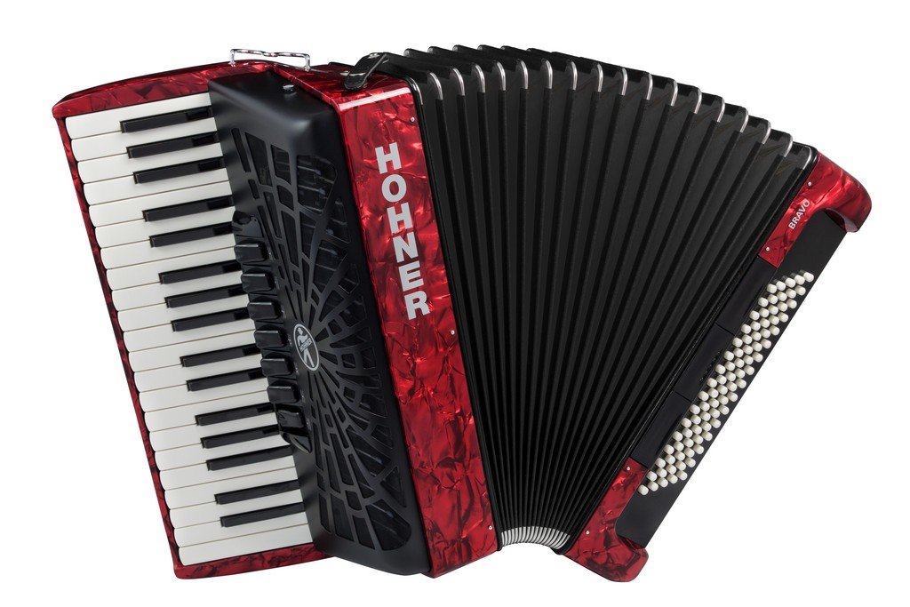 HOHNER BRAVO III 80 ROSSO A16432 SILENTKEY