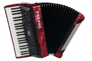 HOHNER BRAVO III 120 ROSSO A16832 SILENTKEY
