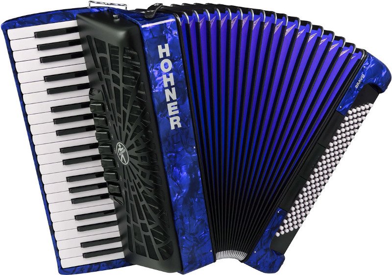 HOHNER BRAVO III 96 BLU A16742 SILENTKEY