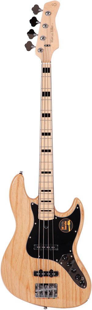 MARCUS MILLER V7 VINTAGE SWAMP ASH-4 (2ND GEN) NAT NATURAL