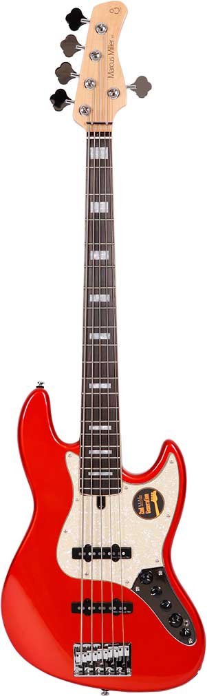 MARCUS MILLER V7 ALDER-5 (2ND GEN) BMR METALLIC RED