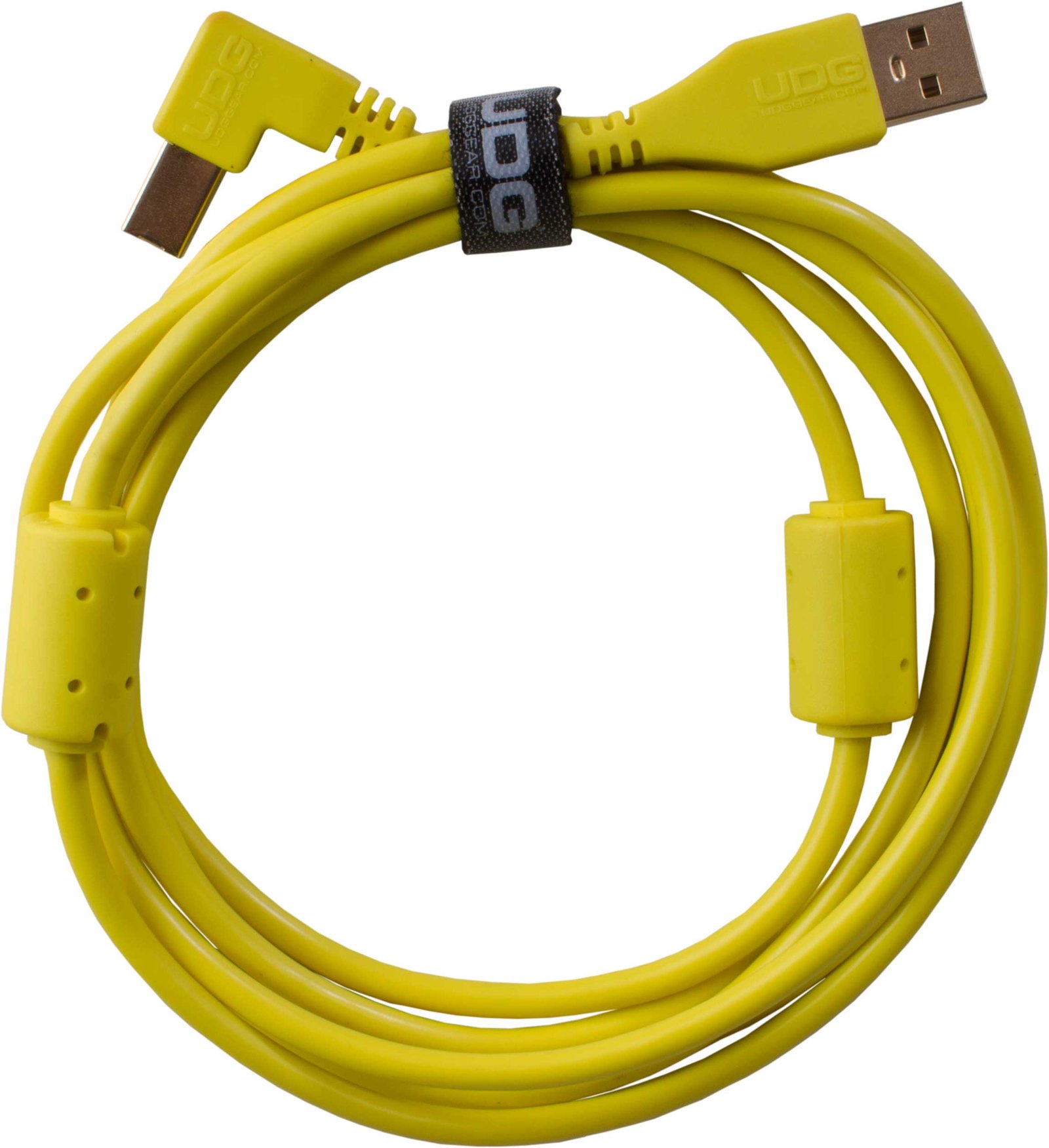 UDG U95004YL - ULTIMATE AUDIO CABLE USB 2.0 A-B YELLOW ANGLED 1M