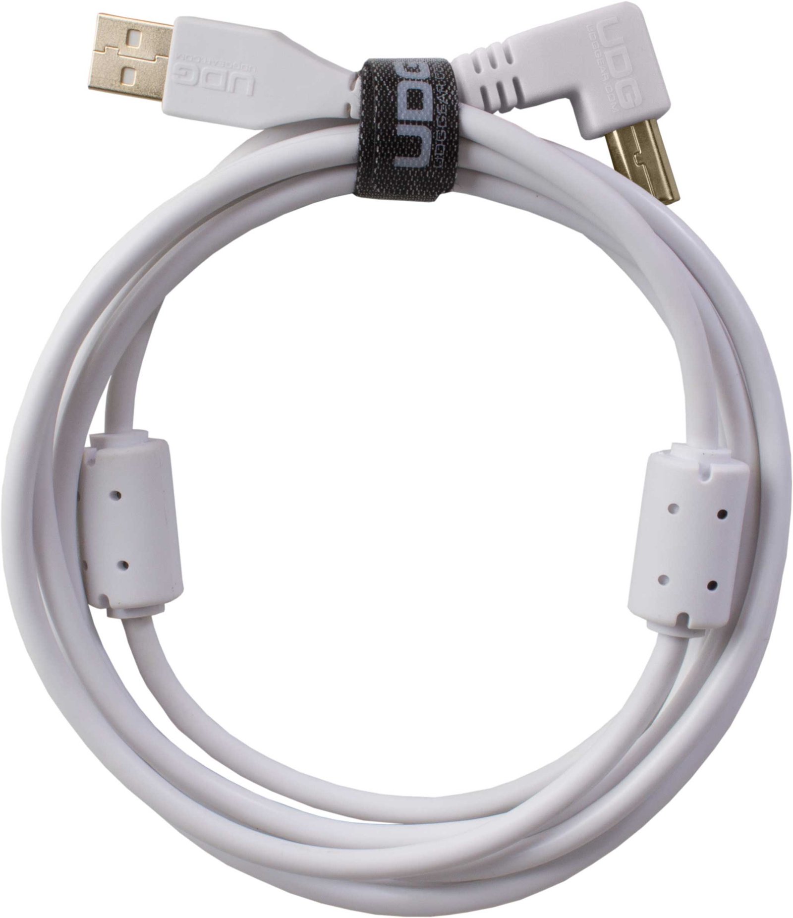 UDG U95004WH - ULTIMATE AUDIO CABLE USB 2.0 A-B WHITE ANGLED 1M