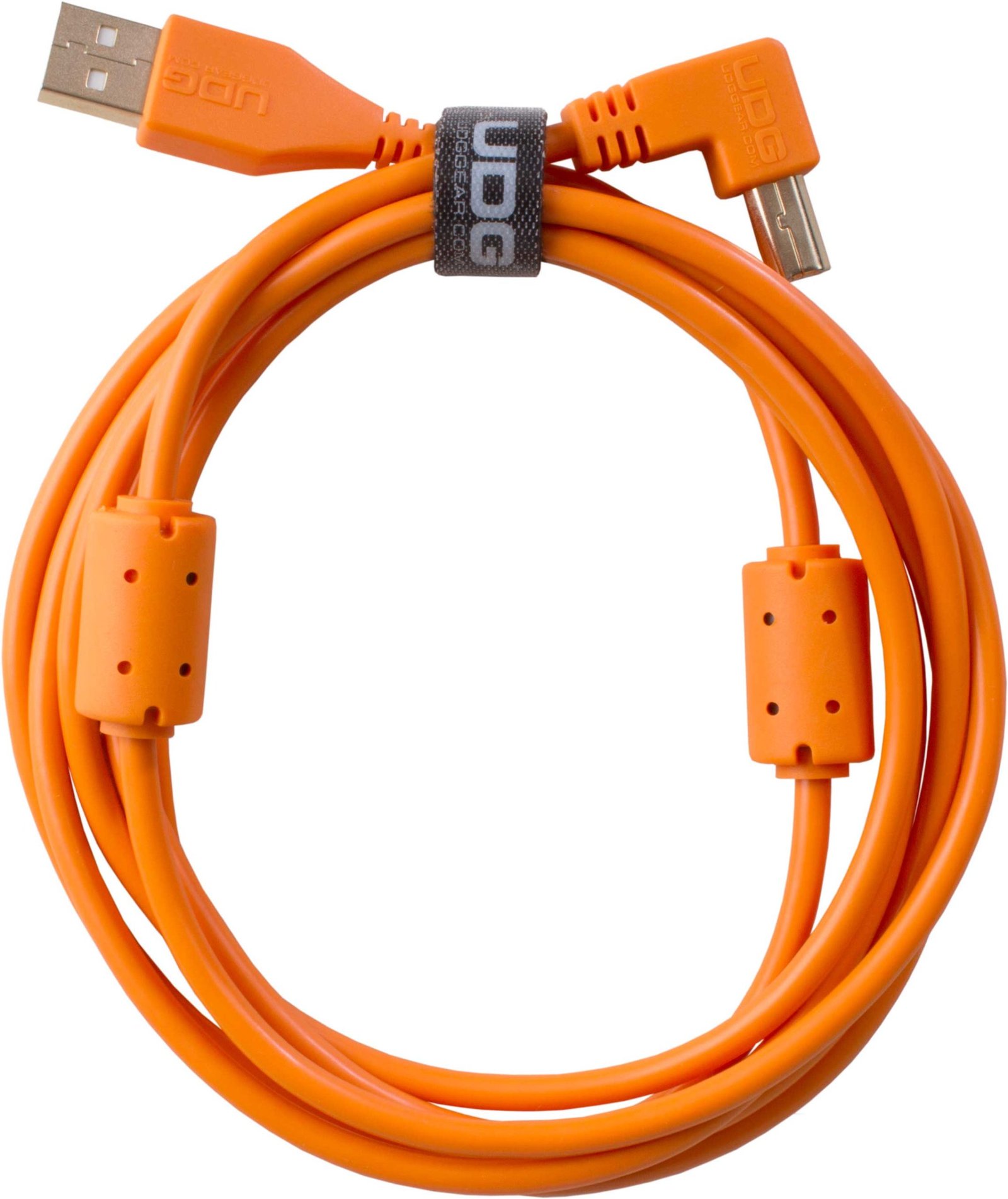 UDG U95005OR - ULTIMATE AUDIO CABLE USB 2.0 A-B ORANGE ANGLED 2M