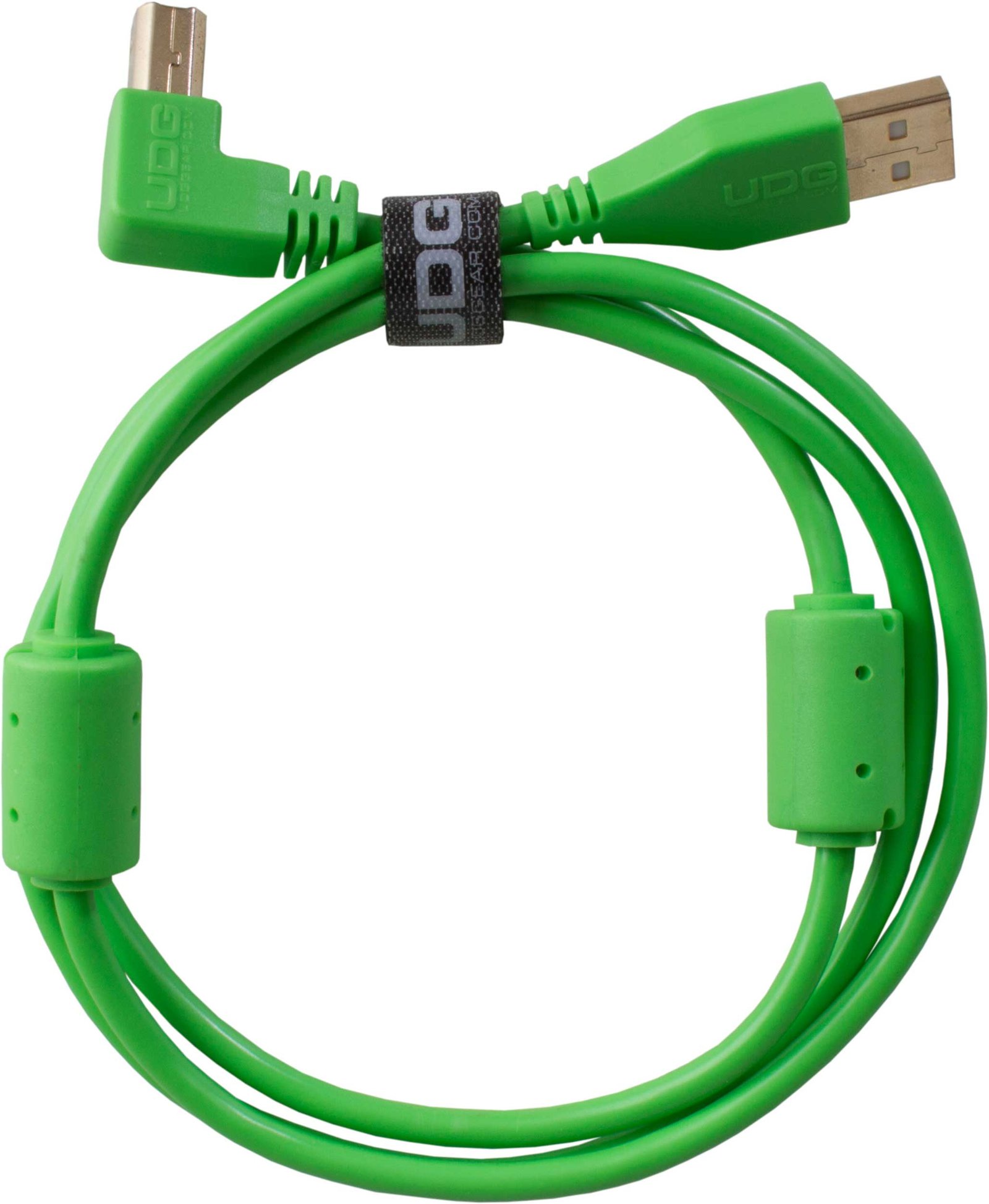 UDG U95005GR - ULTIMATE AUDIO CABLE USB 2.0 A-B GREEN ANGLED 2M