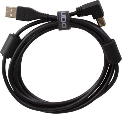 UDG U95006BL - ULTIMATE AUDIO CABLE USB 2.0 A-B BLACK ANGLED 3M