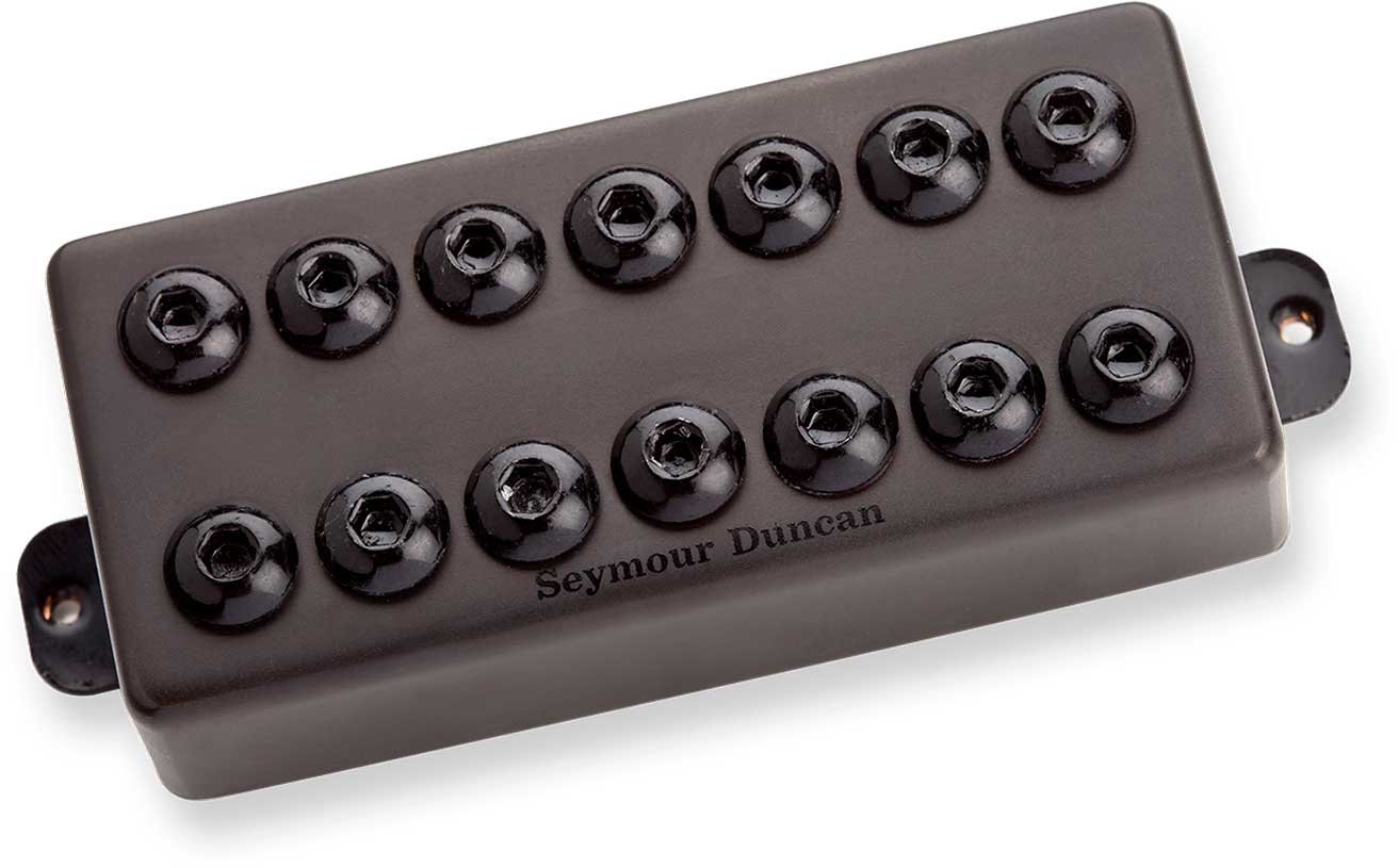 SEYMOUR DUNCAN 7STR INVADER NK PMT BLKMETAL