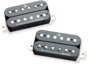 SEYMOUR DUNCAN ZS1S ZEPHYR SILVER HB SET BLK