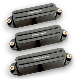 SEYMOUR DUNCAN SET HOT RAILS STRAT BLACK