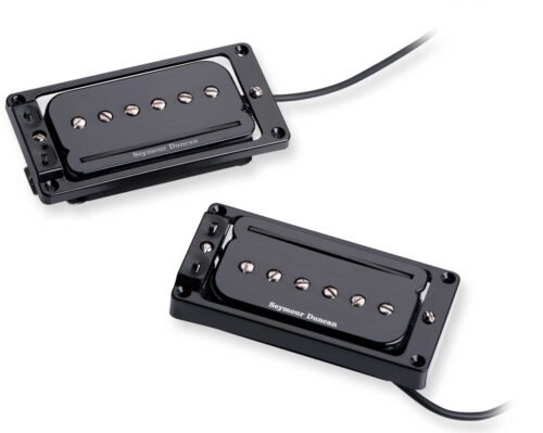 SEYMOUR DUNCAN P-RAILS W/FLAT TRIPLE SHOT SET BLK