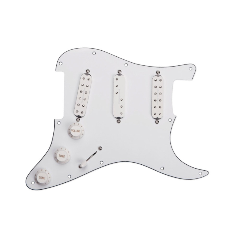 SEYMOUR DUNCAN PICKGRD ASSY EVERYTHING AXE WHT