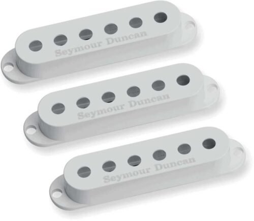 SEYMOUR DUNCAN S-COVER WHITE (3) LOGO