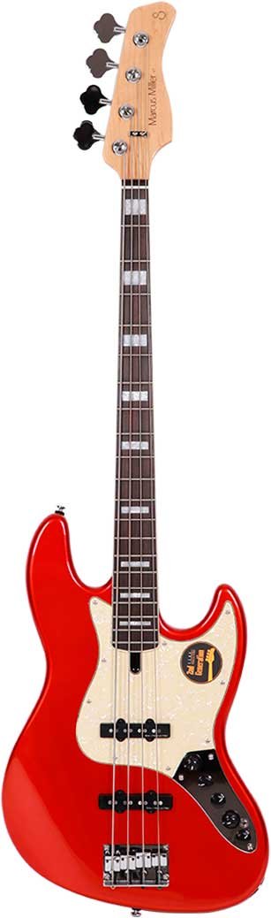 MARCUS MILLER V7 ALDER-4 (2ND GEN) BMR METALLIC RED