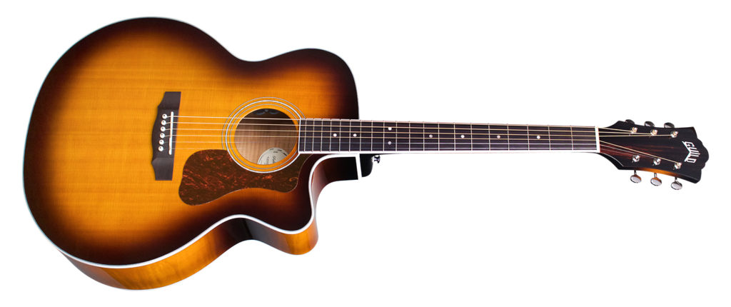 GUILD ITALIA F-250CE DELUXE MAPLE ATB ANTIQUE BURST - immagine 2