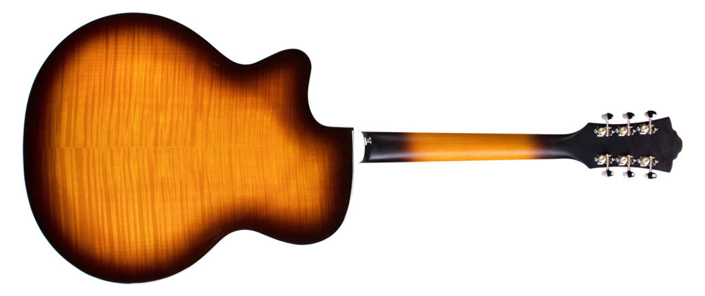 GUILD ITALIA F-250CE DELUXE MAPLE ATB ANTIQUE BURST - immagine 3