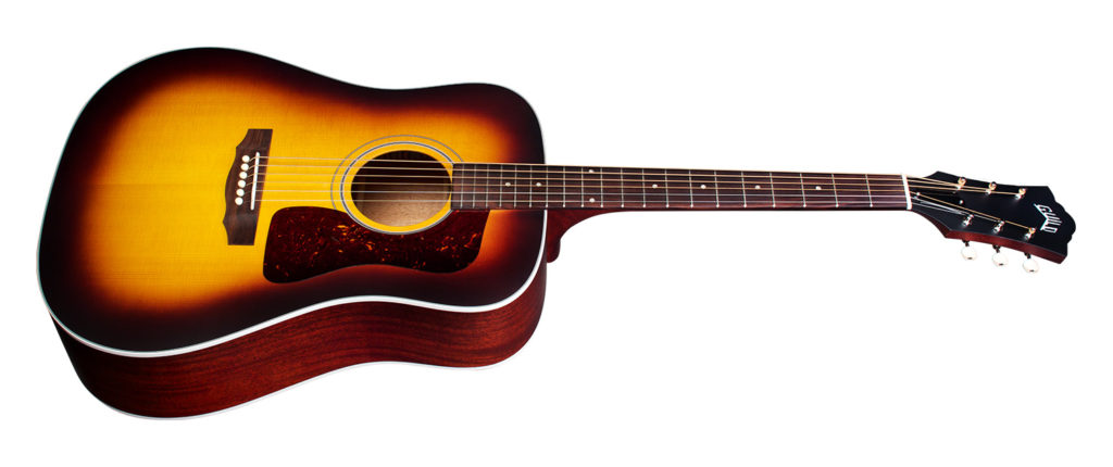 GUILD ITALIA D-40 TRADITIONAL ATB ANTIQUE BURST NITRO - immagine 2