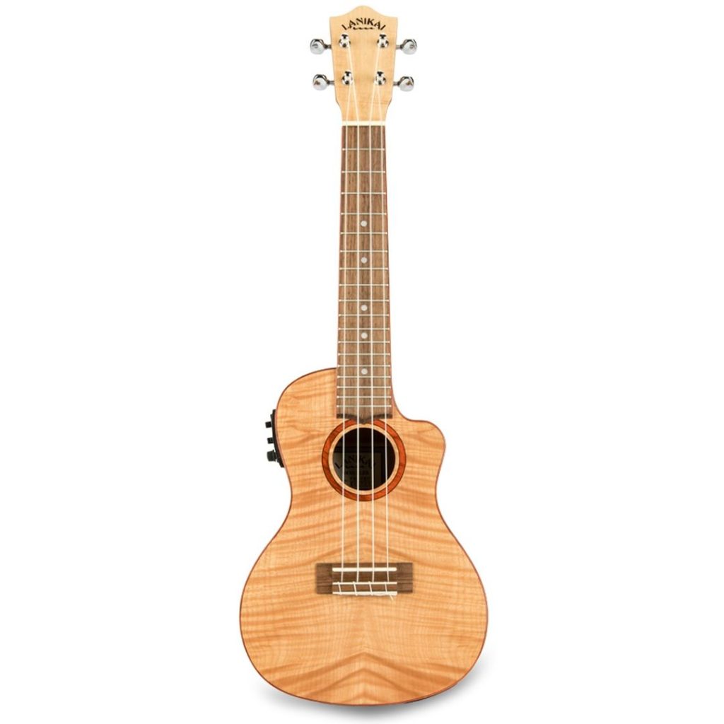 LANIKAI IT FM-CEC UKULELE CONCERTO FLAME MAPLE CON PREAMP - immagine 3