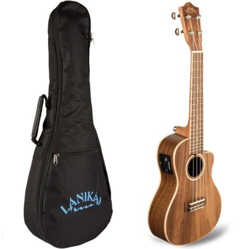 LANIKAI IT ACST-CEC UKULELE CONCERTO CON TOP IN ACACIA E PREAMP - immagine 2