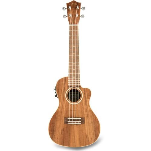 LANIKAI IT ACST-CEC UKULELE CONCERTO CON TOP IN ACACIA E PREAMP - immagine 3