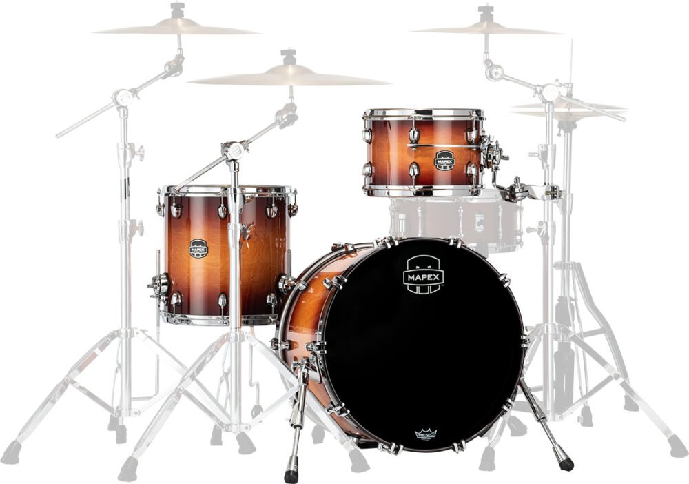 MAPEX IT SE401XHPO SATURN EVOLUTION HYBRID STRAIGHT AHEAD 3 PEZZI EXOTIC SUNBURST