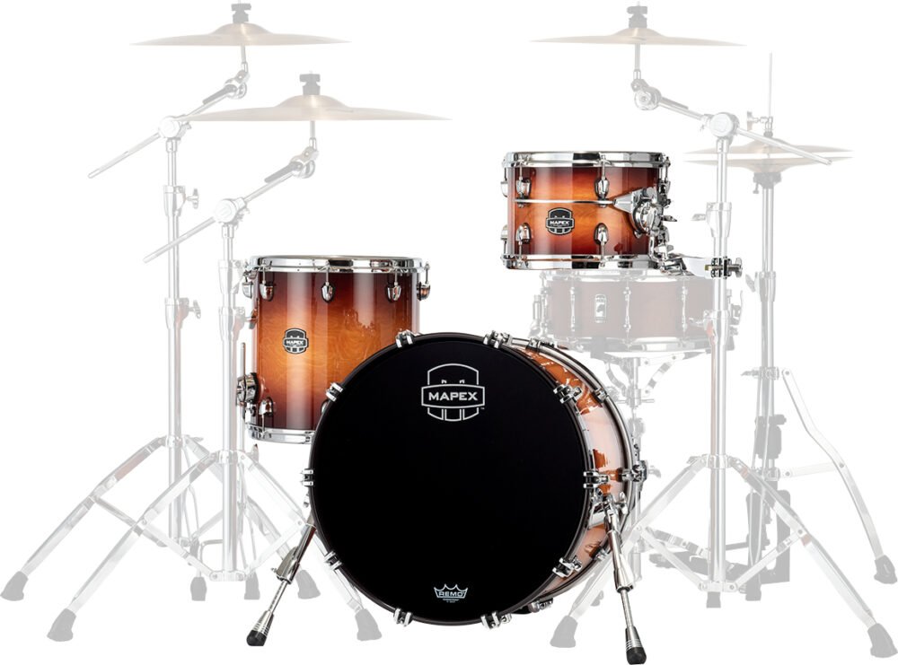 MAPEX IT SE401XHPO SATURN EVOLUTION HYBRID STRAIGHT AHEAD 3 PEZZI EXOTIC SUNBURST - immagine 2