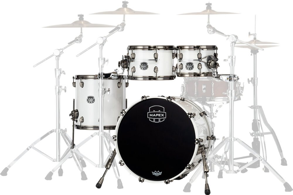 MAPEX IT SE504XBBPI SATURN EVOLUTION BIRCH FUSION 4 PEZZI POLAR WHITE - immagine 2