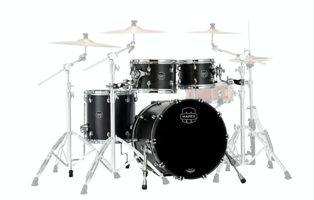 MAPEX IT SR504XFB SATURN NEW FUSION 4 PEZZI SATIN BLACK - immagine 3