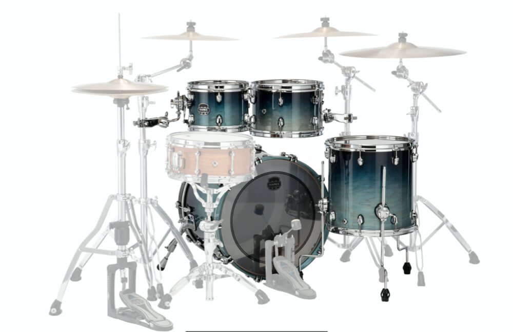 MAPEX IT SR504XRJ SATURN NEW FUSION 4 PEZZI TEAL BLUE FADE - immagine 2