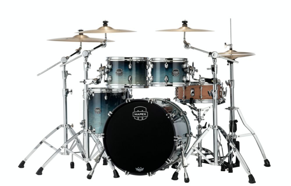 MAPEX IT SR504XRJ SATURN NEW FUSION 4 PEZZI TEAL BLUE FADE - immagine 3