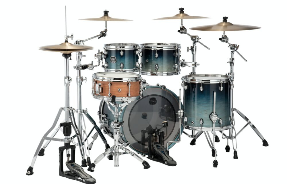 MAPEX IT SR504XRJ SATURN NEW FUSION 4 PEZZI TEAL BLUE FADE - immagine 4