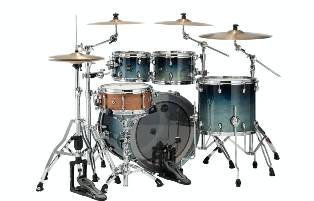 MAPEX IT SR529XURJ SATURN NEW ROCK FAST 4 PEZZI TEAL BLUE FADE - immagine 3