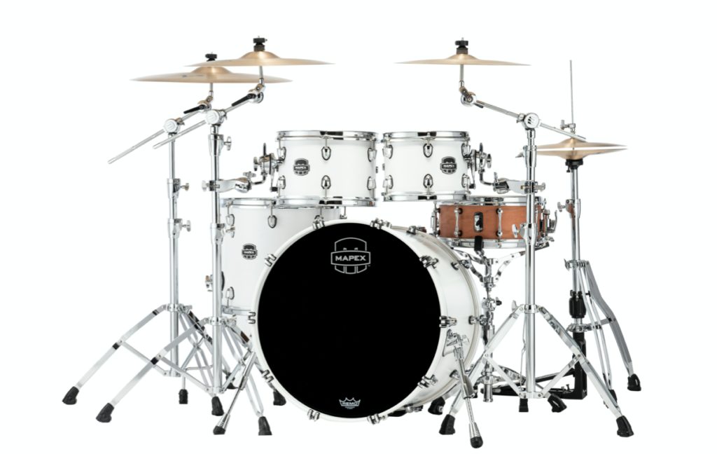MAPEX IT SR529XURM SATURN NEW ROCK FAST 4 PEZZI SATIN WHITE - immagine 2