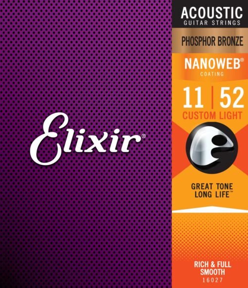 ELIXIR 16027 ACOUSTIC PHOSPHOR BRONZE NANOWEB