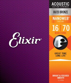 ELIXIR 11306 ACOUSTIC 80/20 BRONZE NANOWEB
