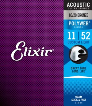 ELIXIR 11025 ACOUSTIC 80/20 BRONZE POLYWEB