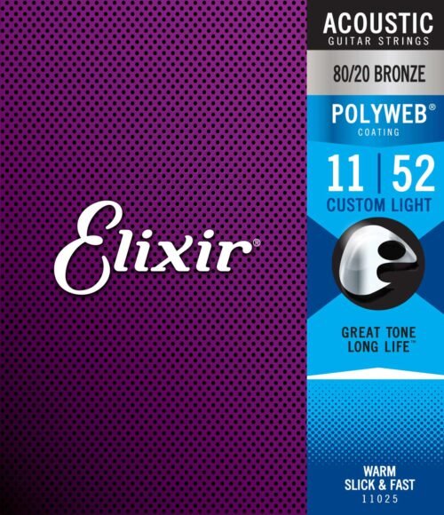 ELIXIR 11025 ACOUSTIC 80/20 BRONZE POLYWEB