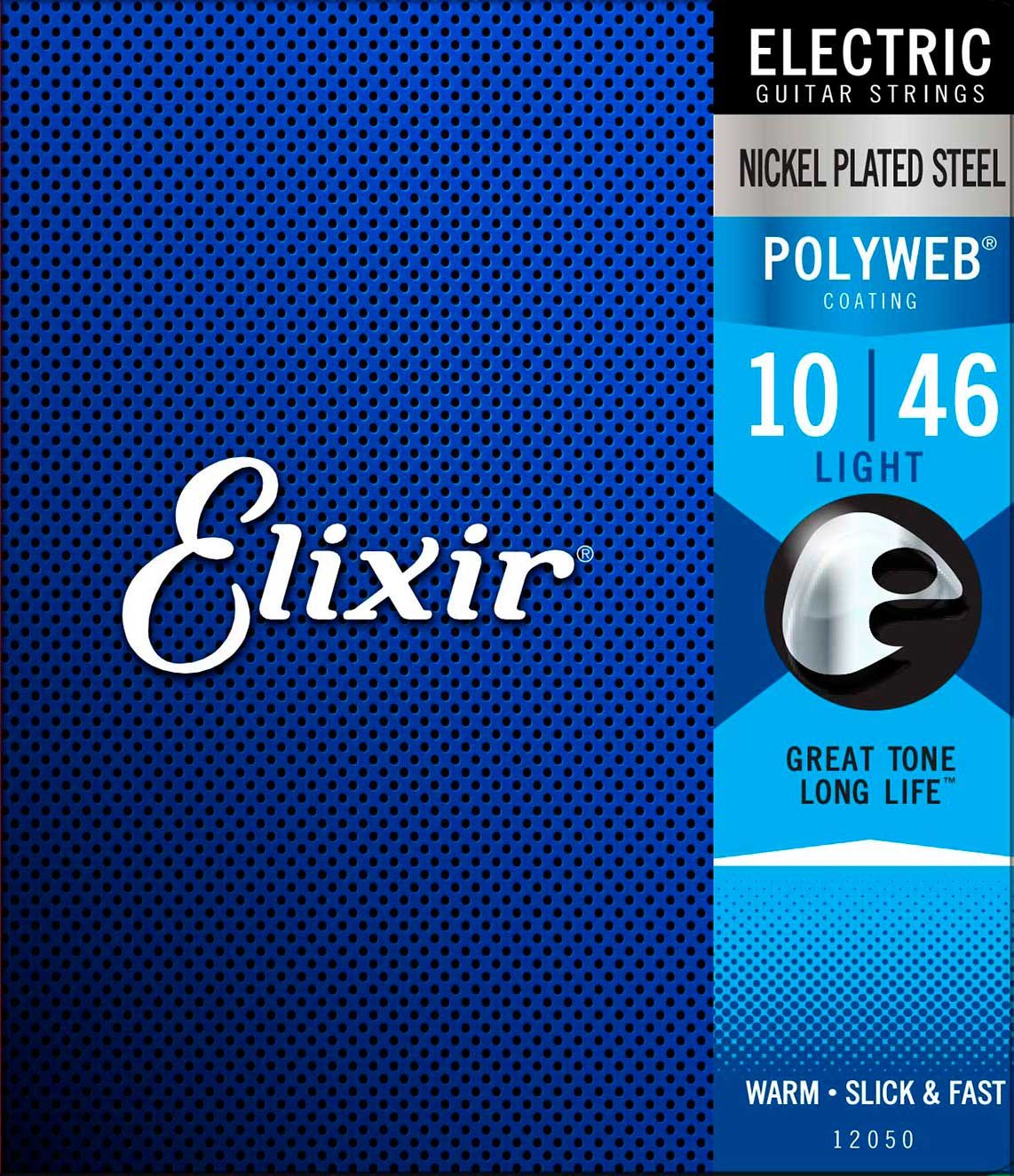 ELIXIR 12050 ELECTRIC NICKEL PLATED STEEL POLYWEB