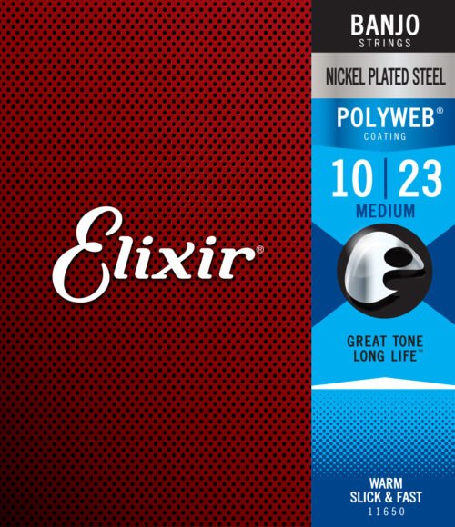 ELIXIR 11650 BANJO NICKEL PLATED STEEL POLYWEB