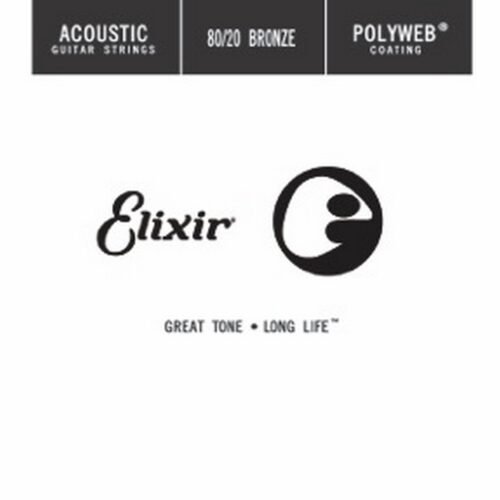 ELIXIR 13124 ACOUSTIC 80/20 BRONZE POLYWEB SINGLE