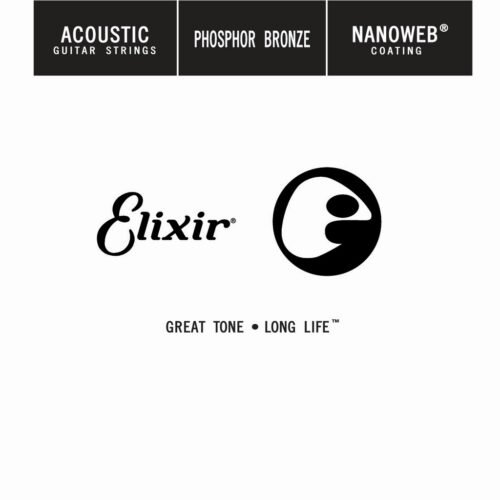 ELIXIR 14125 ACOUSTIC PHOSPHOR BRONZE NANOWEB SINGLE