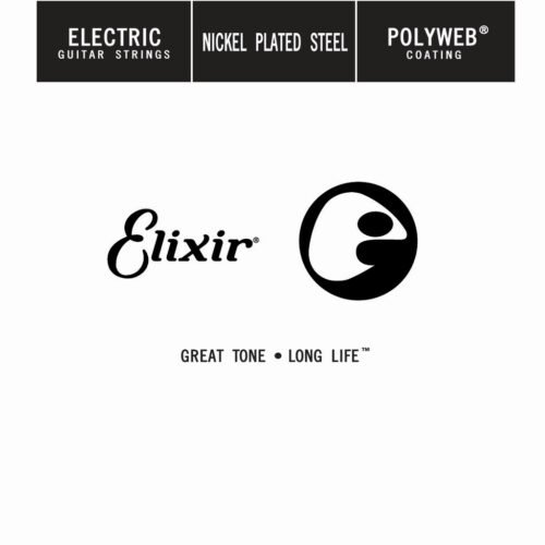 ELIXIR 13238 ELECTRIC NICKEL PLATED STEEL POLYWEB SINGLE