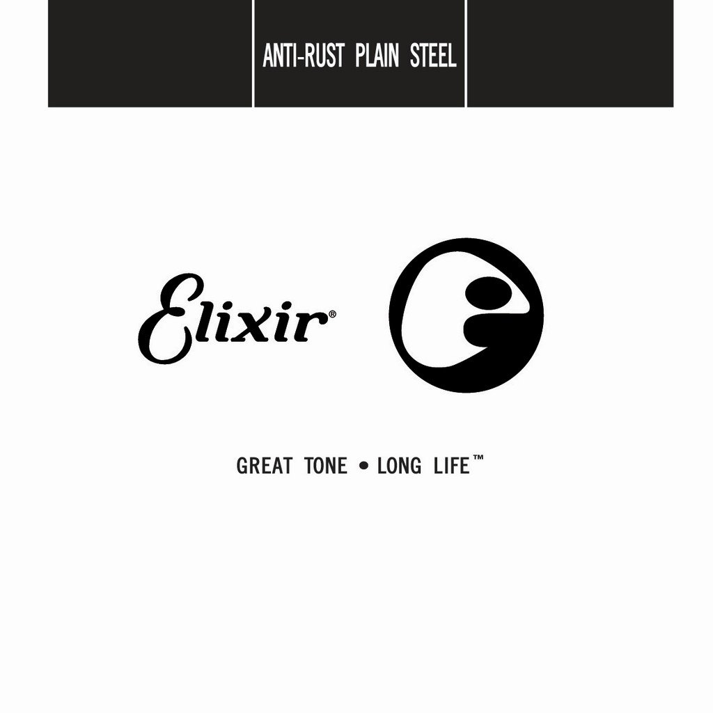 ELIXIR 13016 ANTI-RUST PLAIN STEEL SINGLE STRING