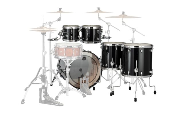 MAPEX IT SE628XMPB SATURN EVOLUTION MAPLE WORKHORSE 5 PEZZI PIANO BLACK - immagine 2