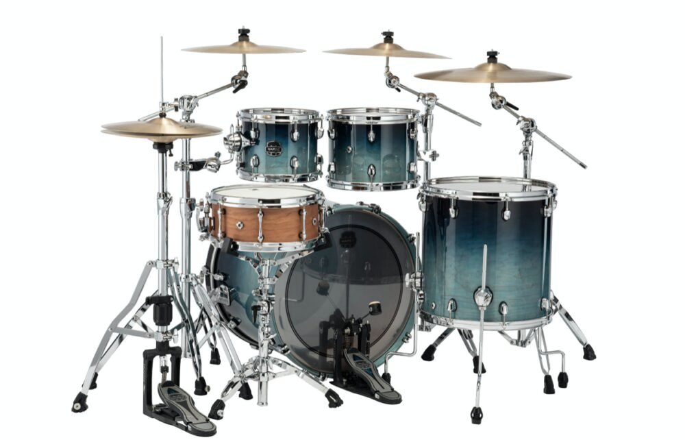 MAPEX IT SR529XRJ SATURN NEW ROCK 4 PEZZI TEAL BLUE FADE - immagine 3