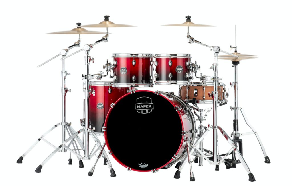 MAPEX IT SR529XRQ SATURN NEW ROCK 4 PEZZI SCARLET FADE - immagine 2