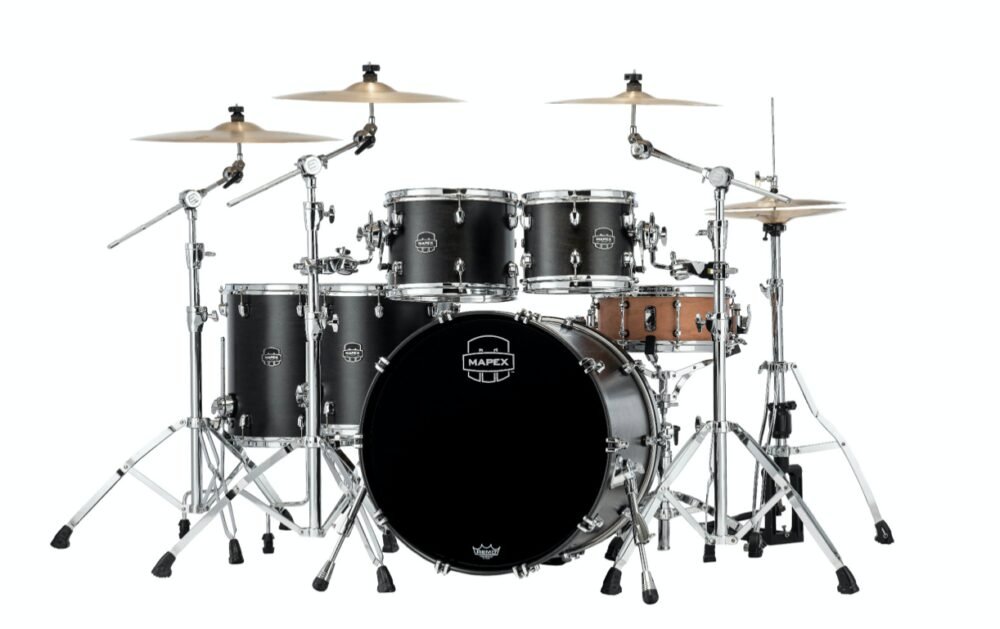 MAPEX IT SR628XFB SATURN NEW STUDIOEASE 5 PEZZI SATIN BLACK - immagine 2