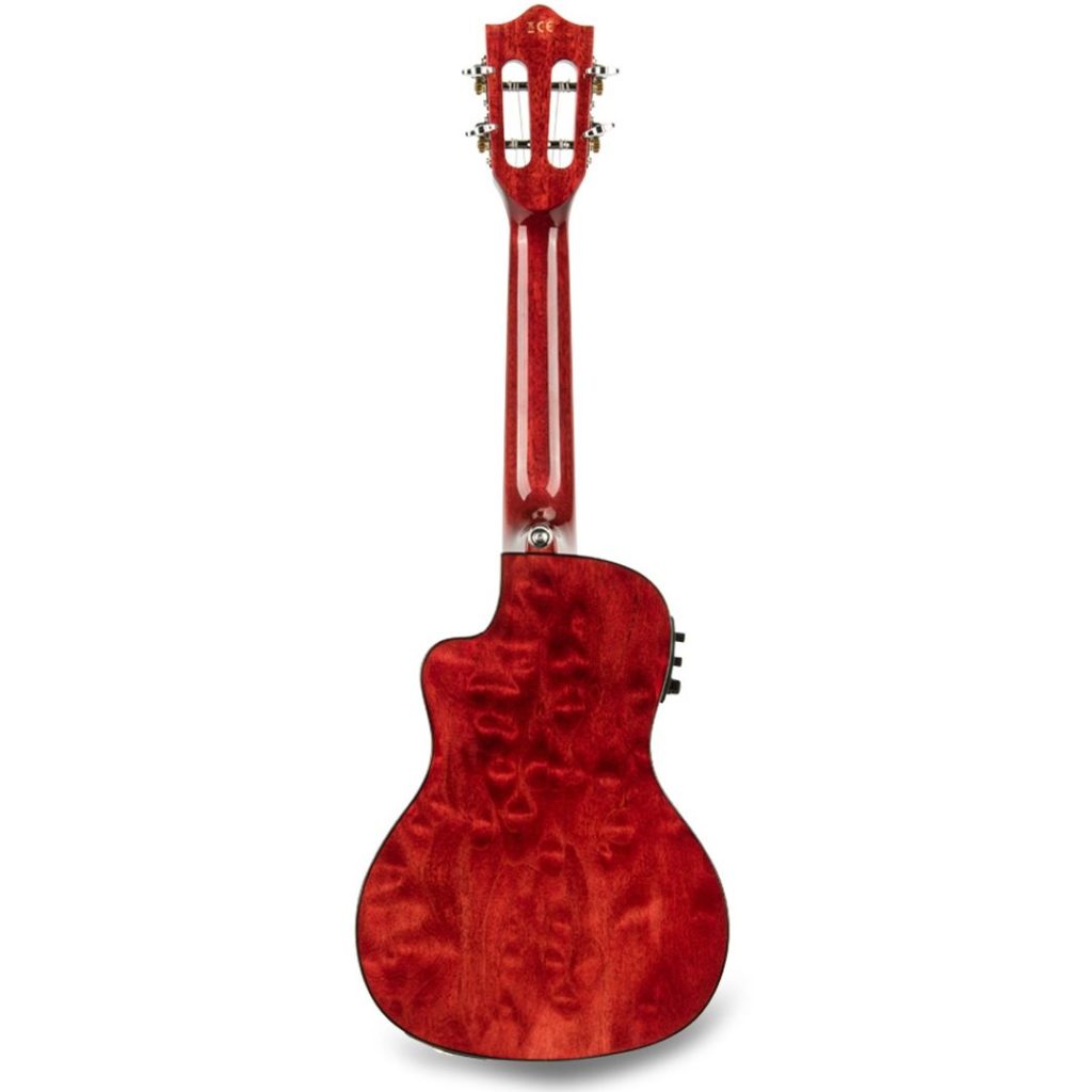 LANIKAI IT QM-RDCEC - UKULELE CONCERTO QUILTED MAPLE - immagine 4